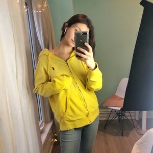 Vintage Ralph Lauren Yellow Hoodie